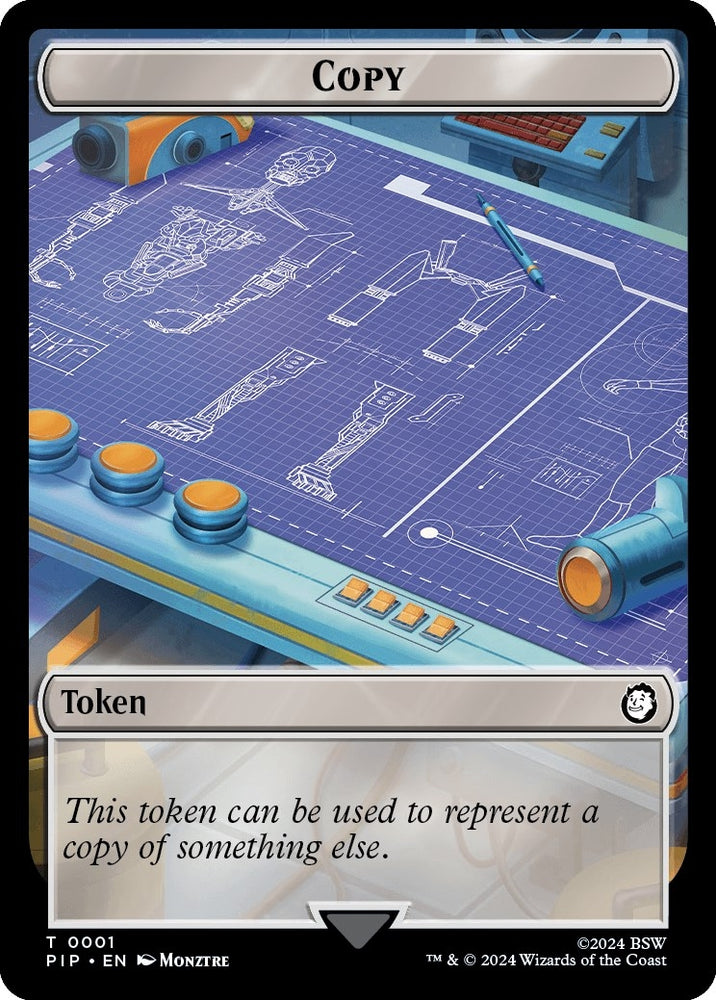 Image for Copy // Treasure (0019) Double-Sided Token (1 // 19) [Universes Beyond: Fallout]