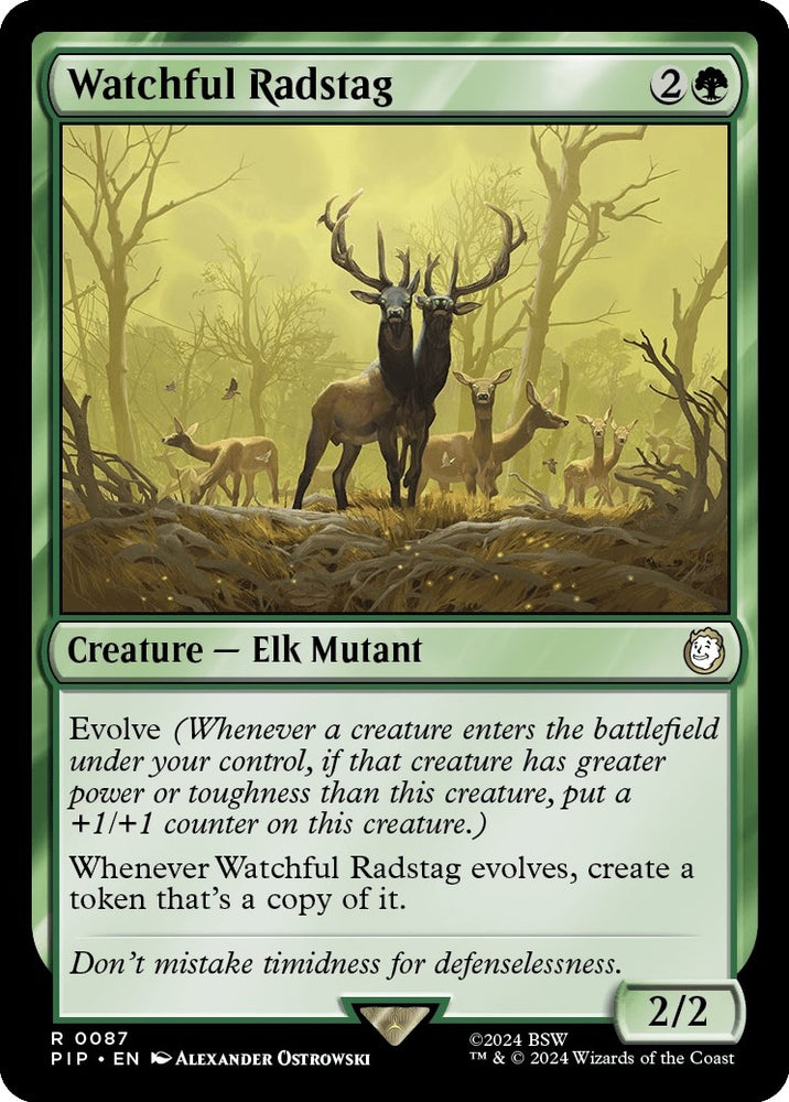 Image for Watchful Radstag (87) [Universes Beyond: Fallout]