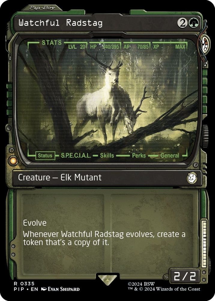 Image for Watchful Radstag (Showcase) (335) [Universes Beyond: Fallout]