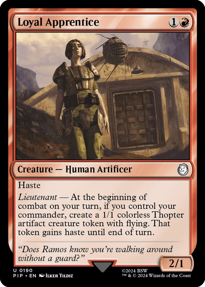 Image for Loyal Apprentice (190) [Universes Beyond: Fallout]