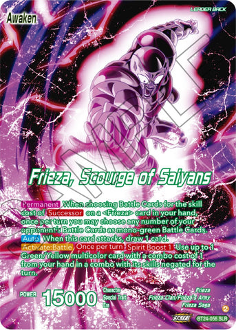 Frieza // Frieza, Scourge of Saiyans (SLR) (BT24-056) [Beyond Generations]