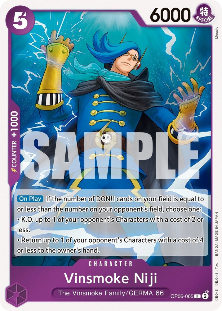 Image for Vinsmoke Niji (065) (OP06-065) (OP06) - One Piece Card Game