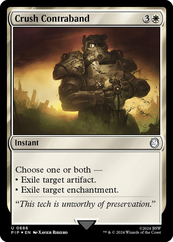 Image for Crush Contraband (Surge Foil) (686) [Universes Beyond: Fallout]