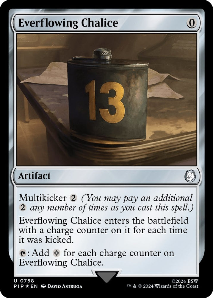 Image for Everflowing Chalice (Surge Foil) (758) [Universes Beyond: Fallout]