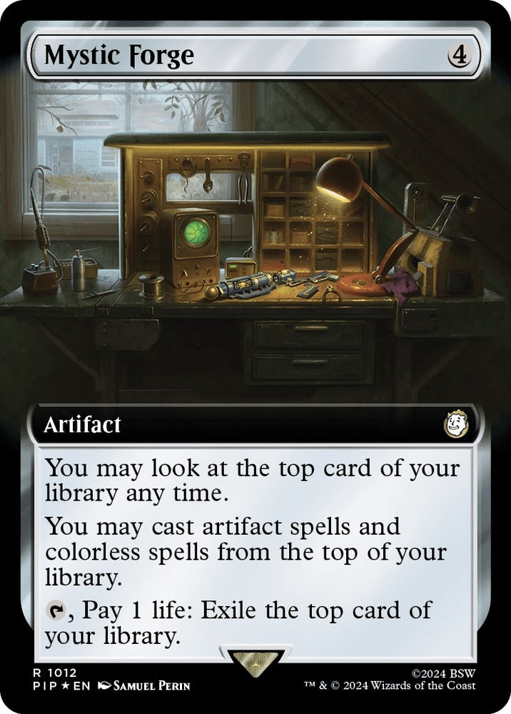 Image for Mystic Forge (Extended Art) (Surge Foil) (1012) [Universes Beyond: Fallout]