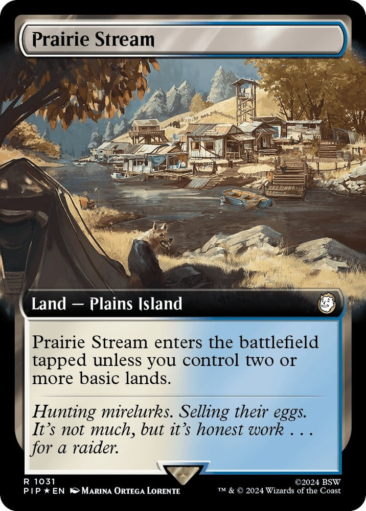 Image for Prairie Stream (Extended Art) (Surge Foil) (1031) [Universes Beyond: Fallout]