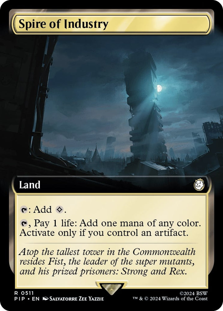 Image for Spire of Industry (Extended Art) (511) [Universes Beyond: Fallout]