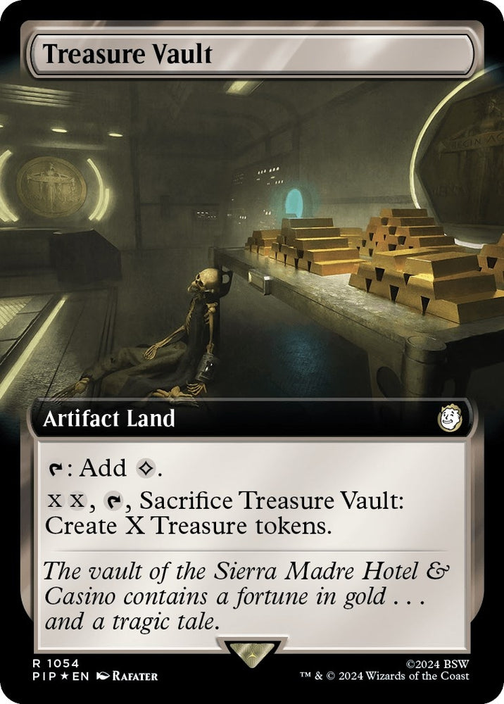 Image for Treasure Vault (Extended Art) (Surge Foil) (1054) [Universes Beyond: Fallout]
