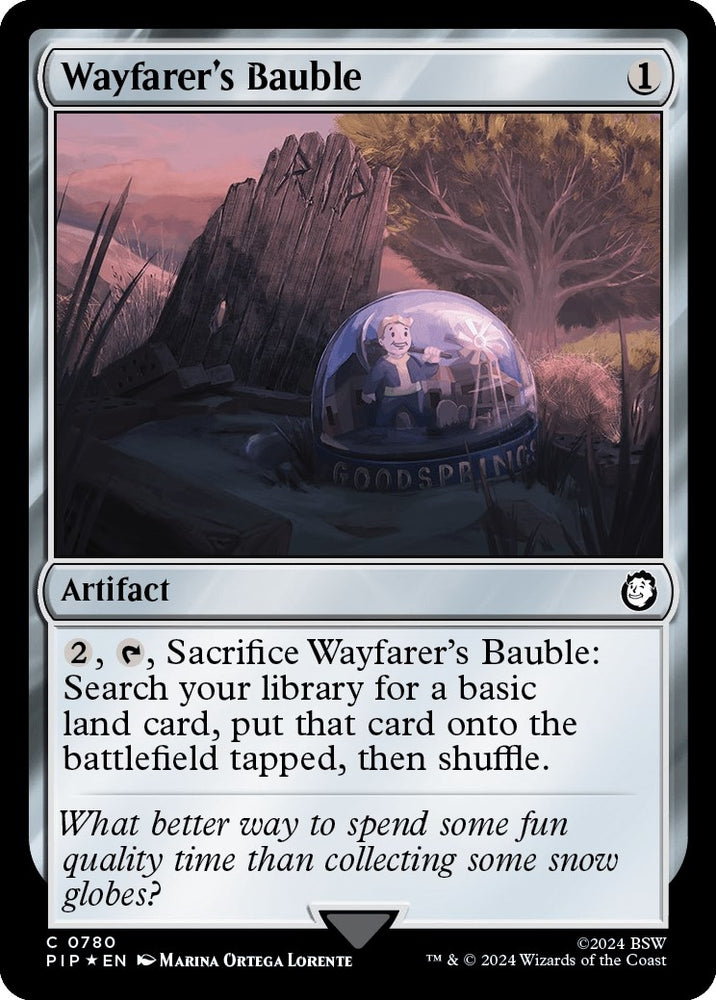Image for Wayfarer's Bauble (Surge Foil) (780) [Universes Beyond: Fallout]