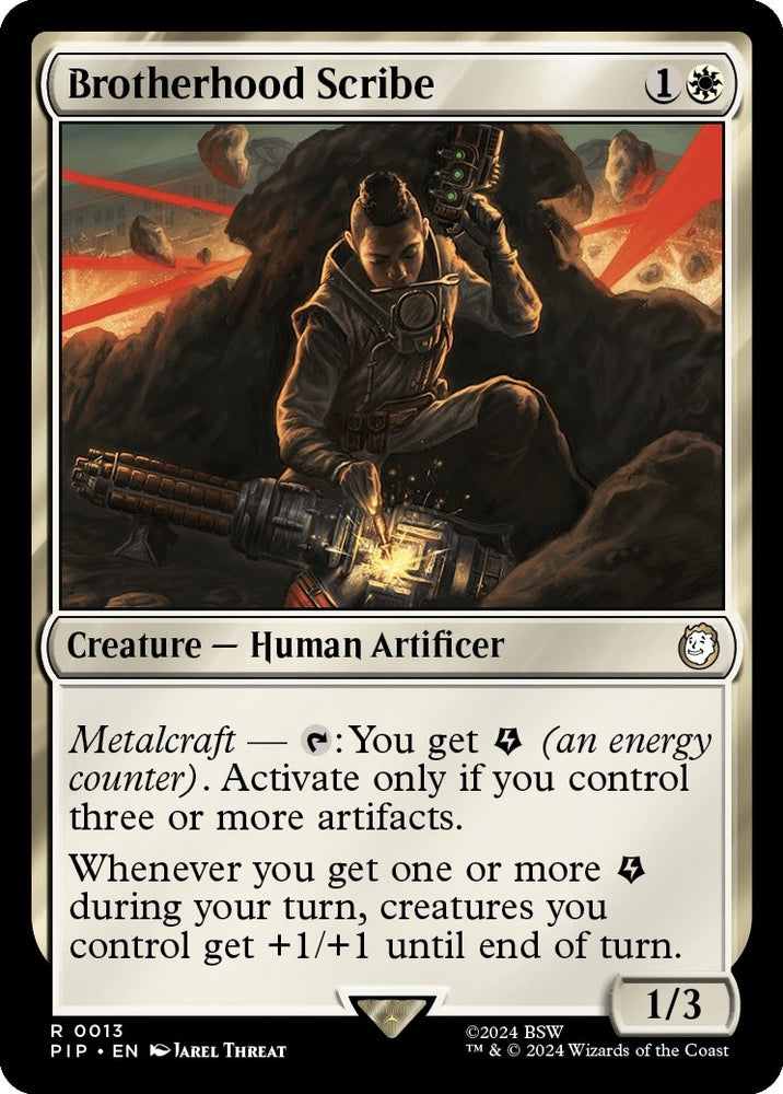 Image for Brotherhood Scribe (13) [Universes Beyond: Fallout]