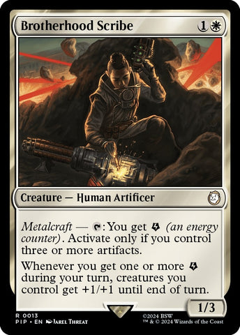 Image for Brotherhood Scribe (13) [Universes Beyond: Fallout]