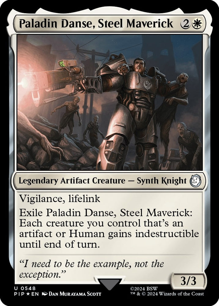 Image for Paladin Danse, Steel Maverick (Surge Foil) (548) [Universes Beyond: Fallout]