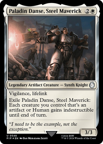 Image for Paladin Danse, Steel Maverick (Surge Foil) (548) [Universes Beyond: Fallout]
