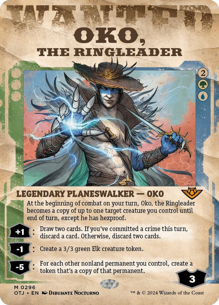 Image for Oko, the Ringleader (Showcase) (296) [Outlaws of Thunder Junction]