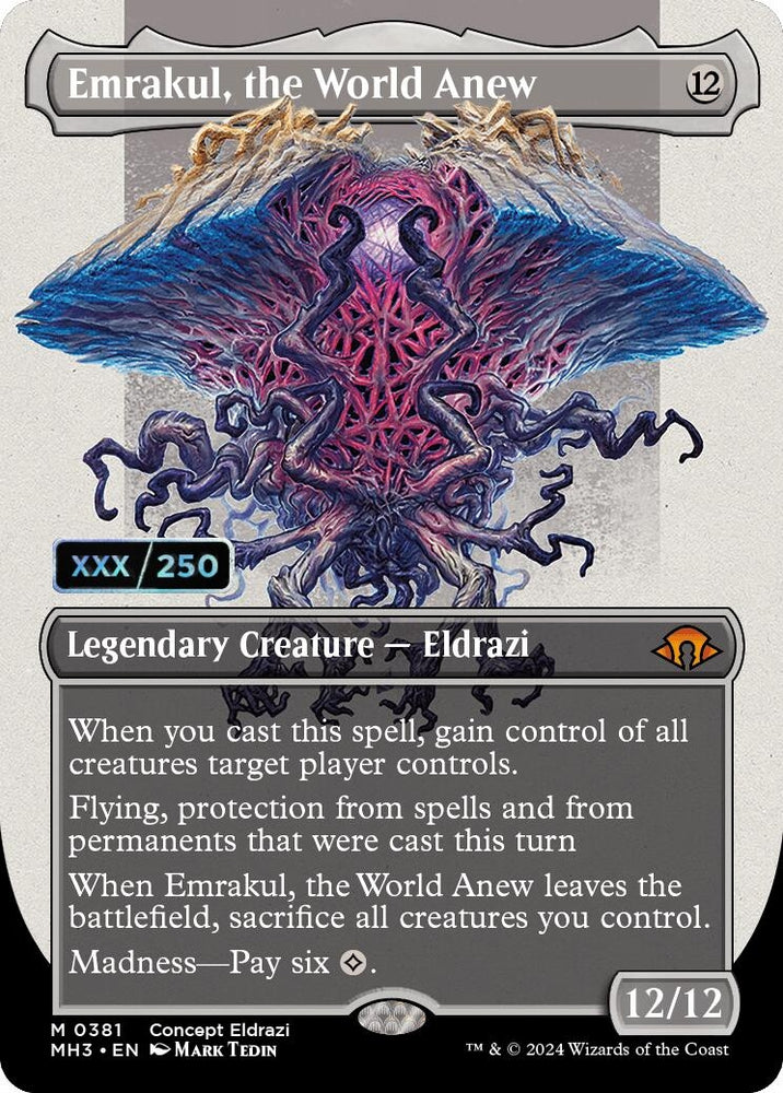 Image for Emrakul, the World Anew (Borderless) (Serial Numbered) (381) [Modern Horizons 3]