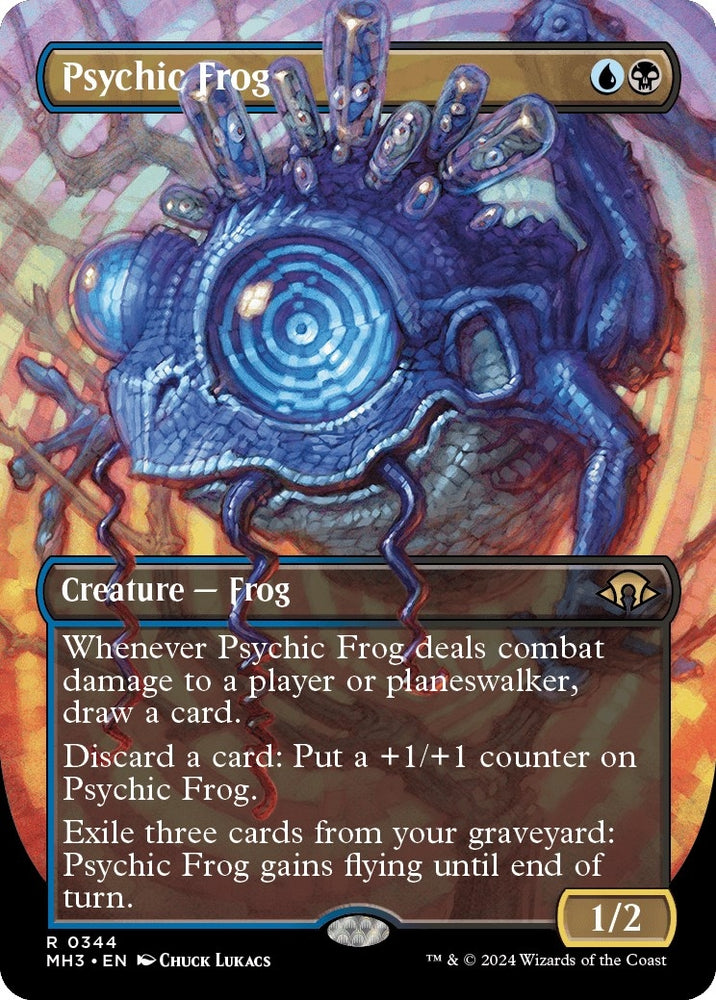 Image for Psychic Frog (Borderless) (344) [Modern Horizons 3]