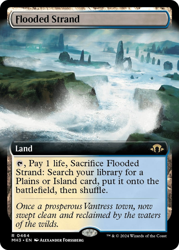 Image for Flooded Strand (Extended Art) (464) [Modern Horizons 3]