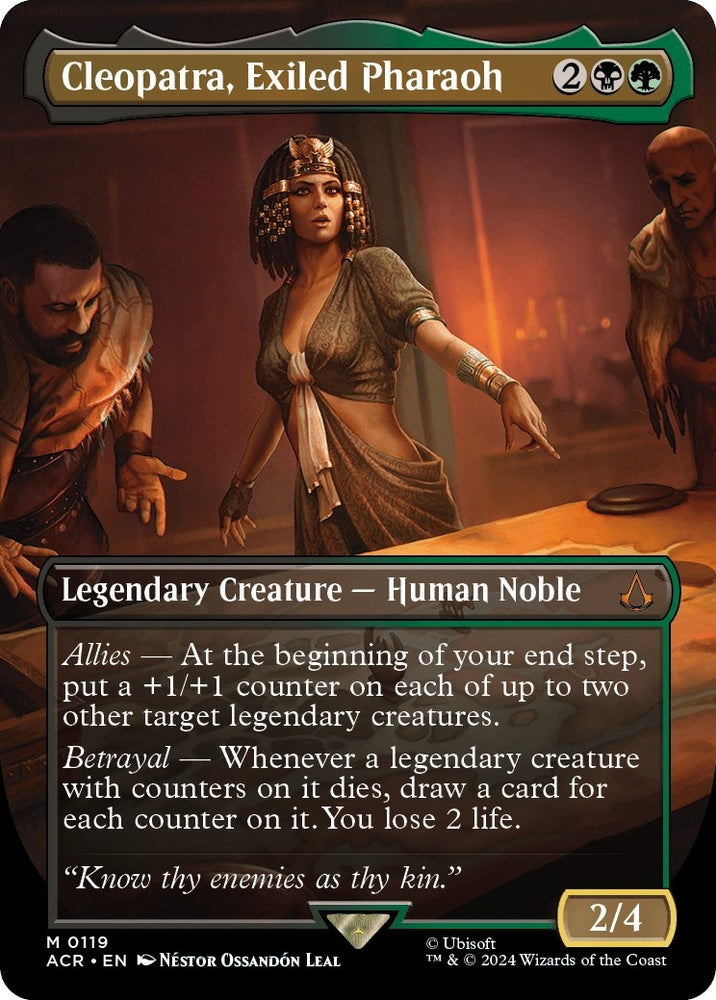 Image for Cleopatra, Exiled Pharaoh (Borderless) (119) [Universes Beyond: Assassin's Creed]