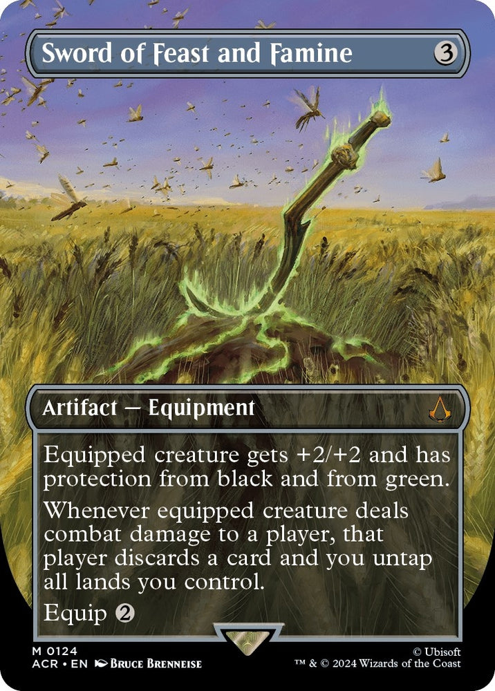 Image for Sword of Feast and Famine (Borderless) (124) - Magic: The Gathering