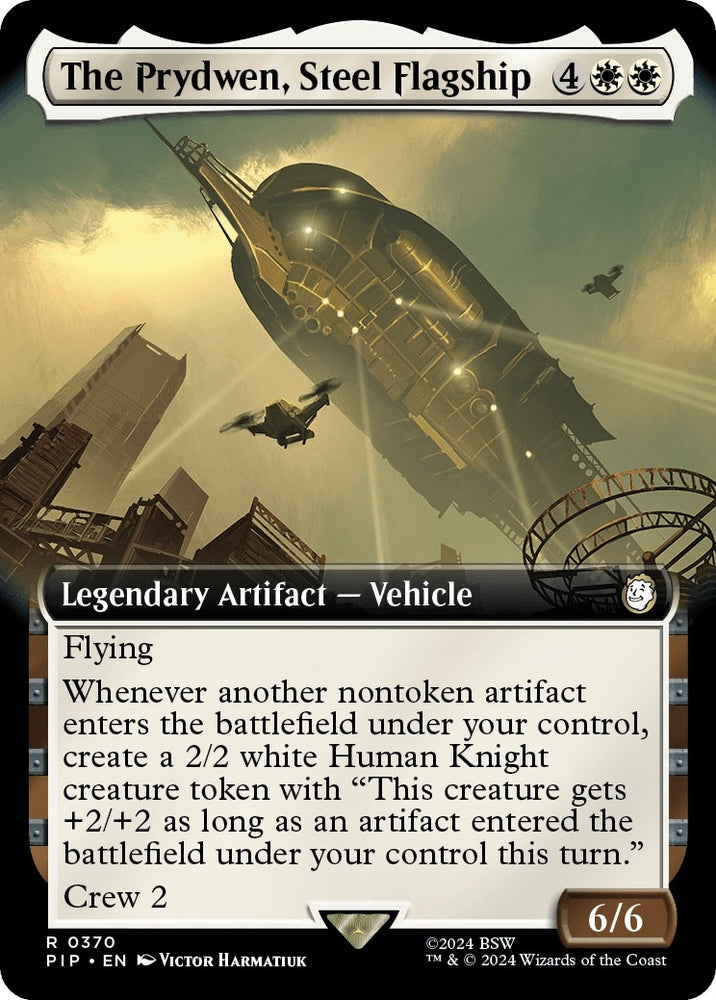 Image for The Prydwen, Steel Flagship (Extended Art) (370) [Universes Beyond: Fallout]