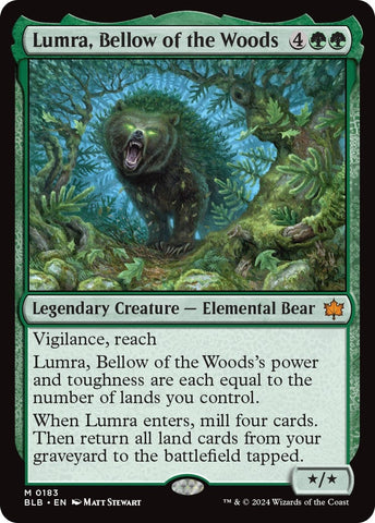 Image for Lumra, Bellow of the Woods (183) [Bloomburrow]