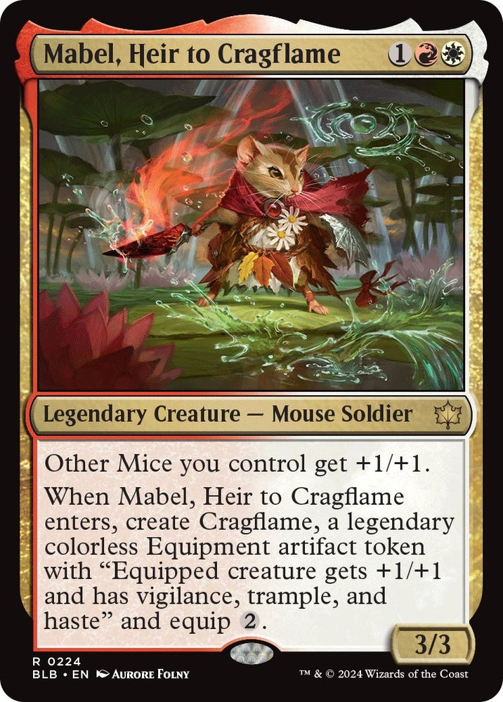 Image for Mabel, Heir to Cragflame (224) [Bloomburrow]