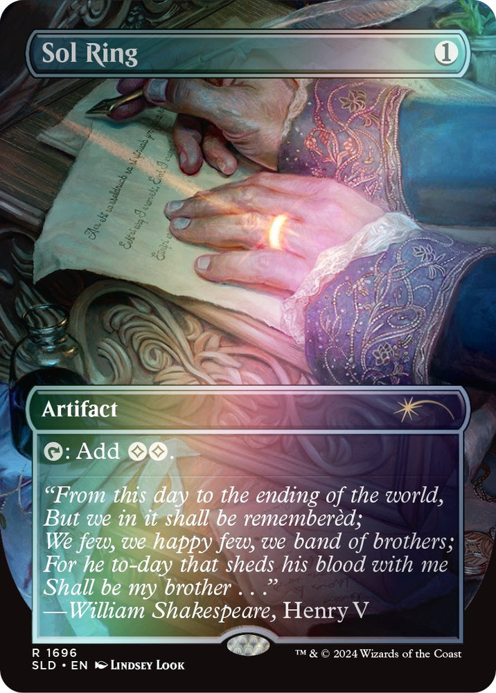 Image for Sol Ring (1696) (Rainbow Foil) (1696) [Secret Lair Drop Series]
