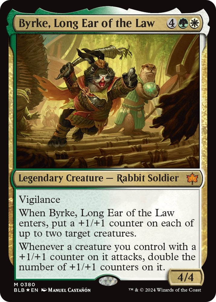 Image for Byrke, Long Ear of the Law (380) [Bloomburrow]
