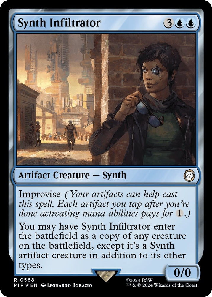 Image for Synth Infiltrator (Surge Foil) (568) [Universes Beyond: Fallout]