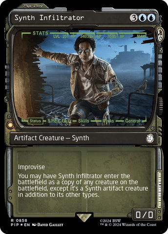 Image for Synth Infiltrator (Showcase) (Surge Foil) (858) [Universes Beyond: Fallout]