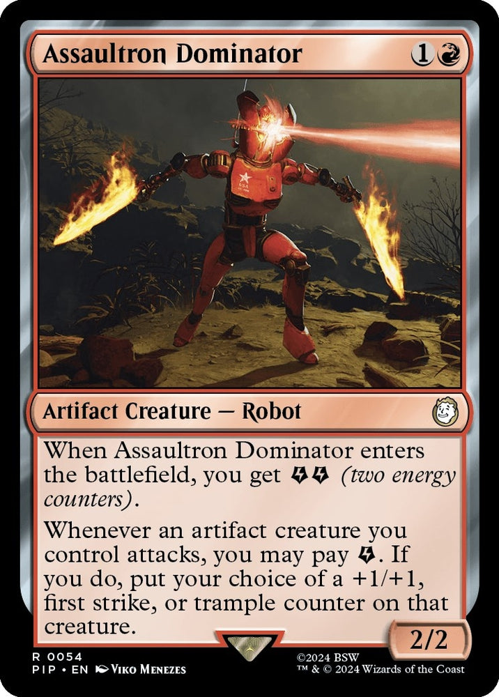 Image for Assaultron Dominator (54) [Universes Beyond: Fallout]
