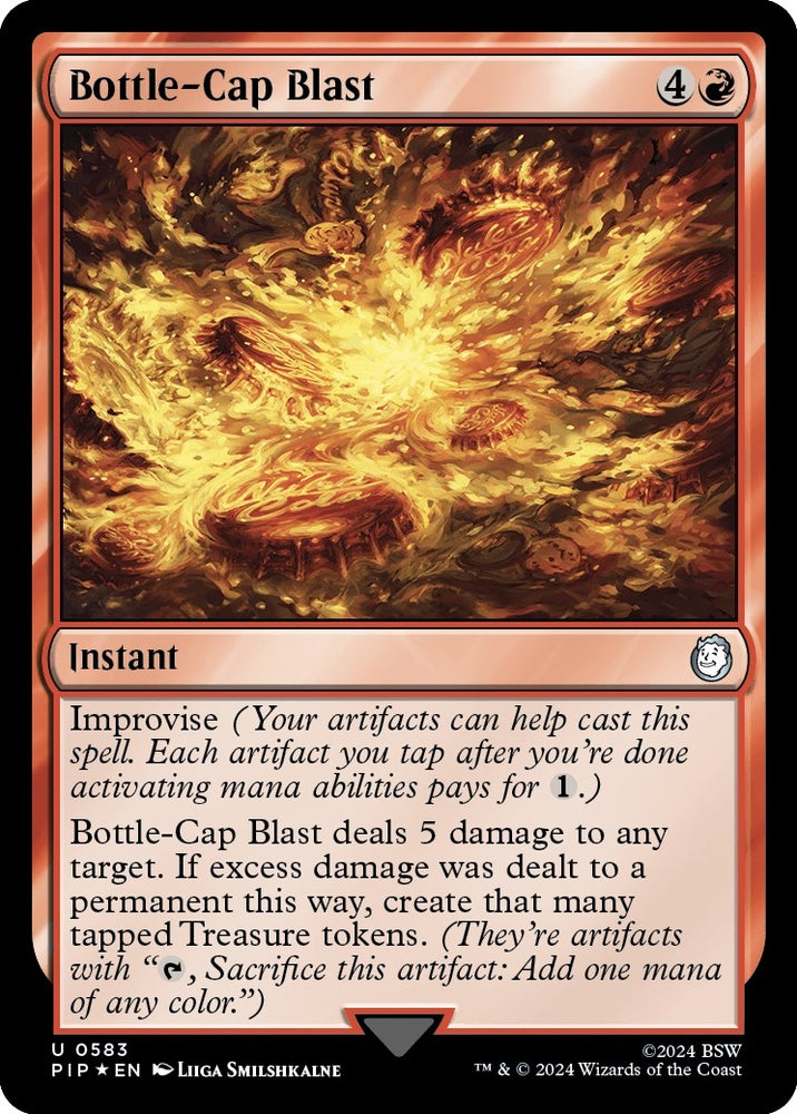 Image for Bottle-Cap Blast (Surge Foil) (583) [Universes Beyond: Fallout]