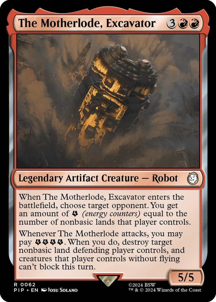 Image for The Motherlode, Excavator (62) [Universes Beyond: Fallout]