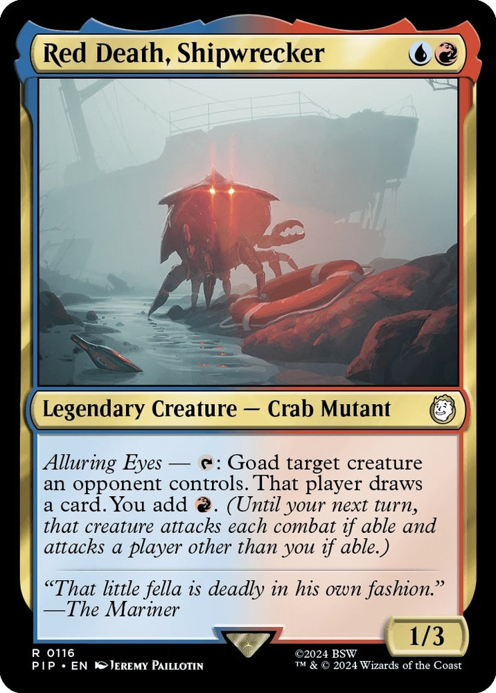 Image for Red Death, Shipwrecker (116) [Universes Beyond: Fallout]