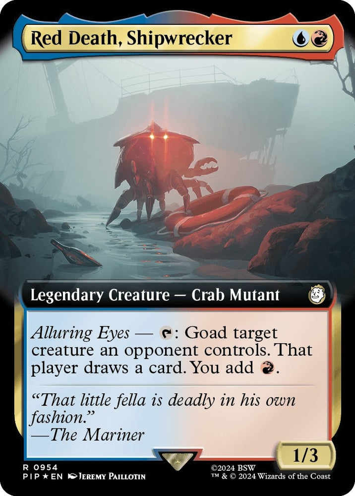 Image for Red Death, Shipwrecker (Extended Art) (Surge Foil) (954) [Universes Beyond: Fallout]