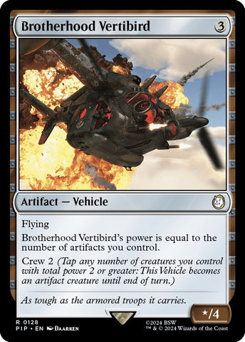 Image for Brotherhood Vertibird (128) [Universes Beyond: Fallout]