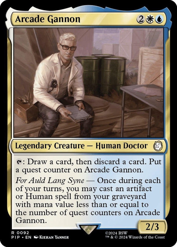 Image for Arcade Gannon (92) [Universes Beyond: Fallout]