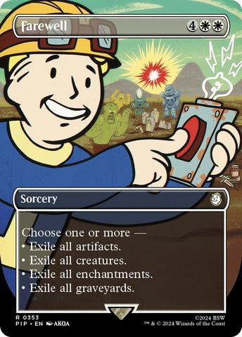 Image for Farewell (Borderless) (353) [Universes Beyond: Fallout]