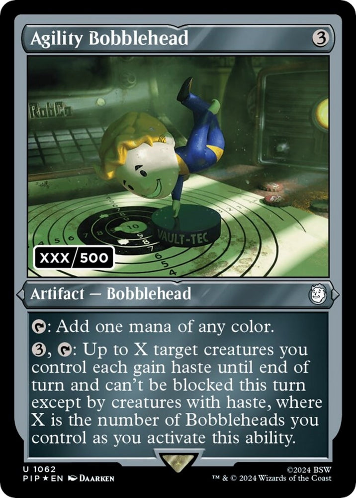 Image for Agility Bobblehead (Serial Numbered) (1062) [Universes Beyond: Fallout]