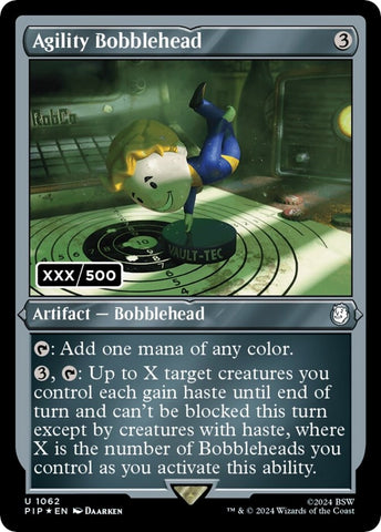 Image for Agility Bobblehead (Serial Numbered) (1062) [Universes Beyond: Fallout]