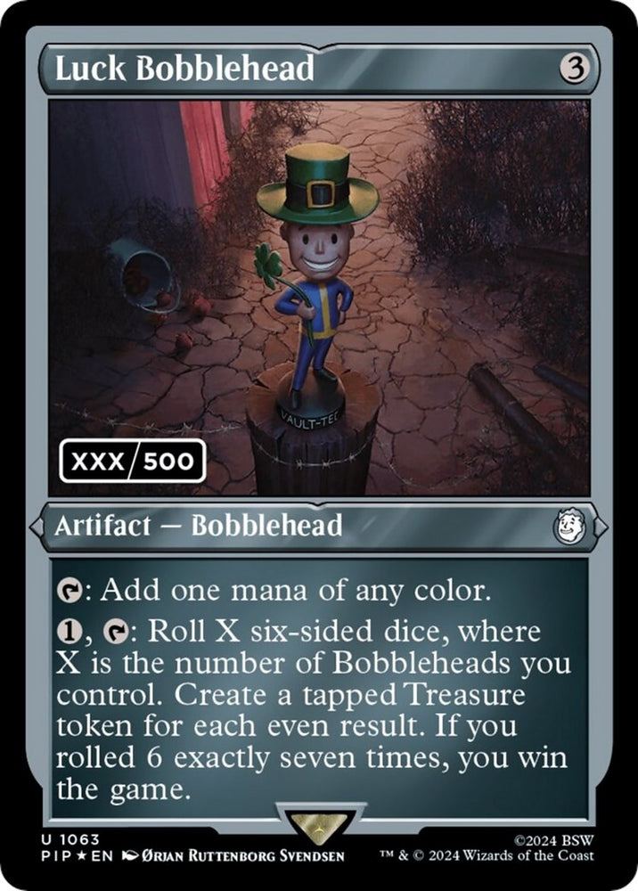 Image for Luck Bobblehead (Serial Numbered) (1063) [Universes Beyond: Fallout]