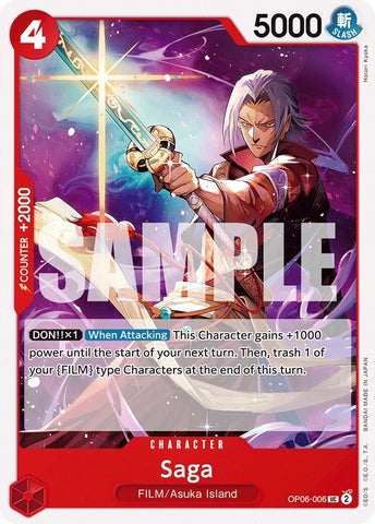 Image for Saga (OP06-006) (OP06) - One Piece Card Game