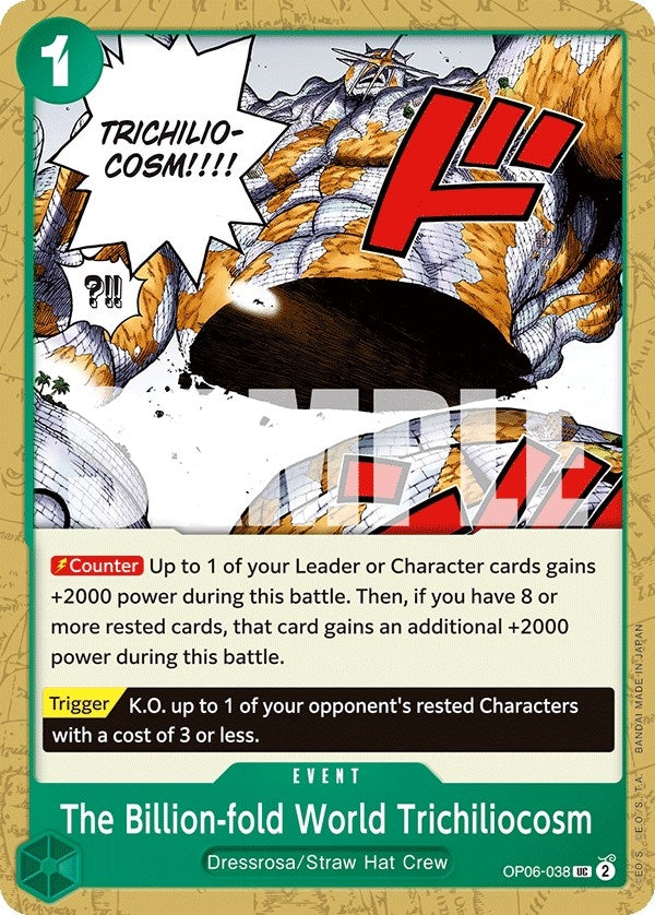 Image for The Billion-fold World Trichiliocosm (OP06-038) - One Piece Card Game