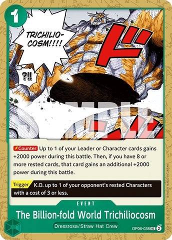Image for The Billion-fold World Trichiliocosm (OP06-038) - One Piece Card Game
