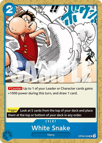 Image for White Snake (OP06-059) - One Piece Card Game