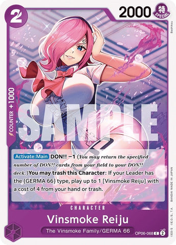 Image for Vinsmoke Reiju (068) (OP06-068) (OP06) - One Piece Card Game