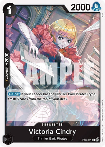 Image for Victoria Cindry (OP06-091) (OP06) - One Piece Card Game
