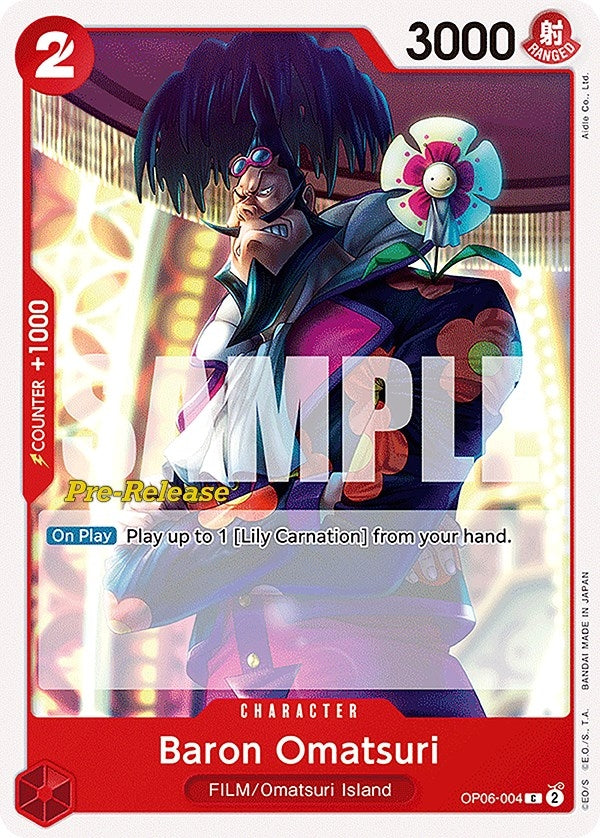 Image for Baron Omatsuri (OP06-004) - One Piece Card Game