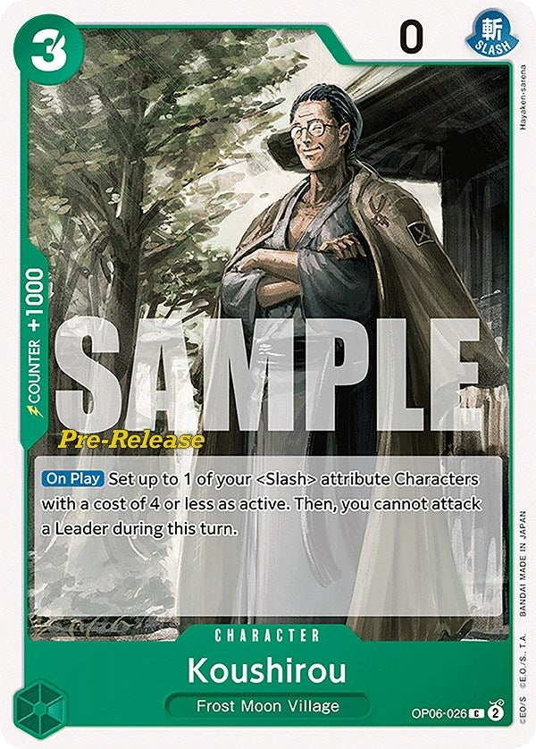 Image for Koushirou (OP06-026) - One Piece Card Game