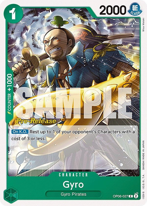 Image for Gyro (OP06-027) - One Piece Card Game